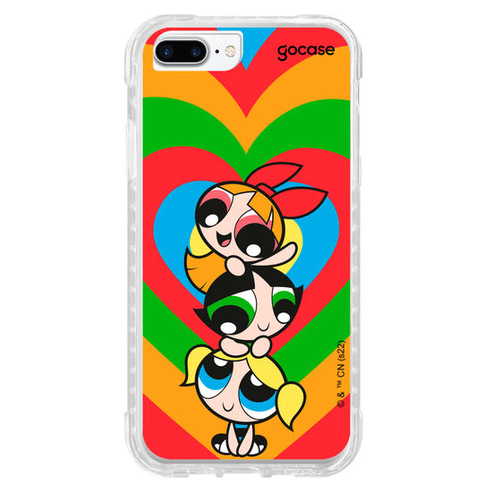 Capinha para celular As Meninas Super Poderosas - Corações Colors