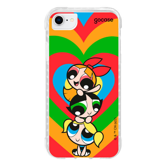 Capinha para celular As Meninas Super Poderosas - Corações Colors