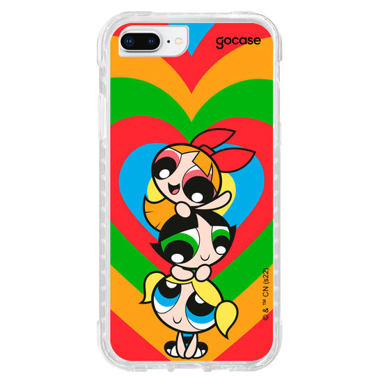 Capinha para celular As Meninas Super Poderosas - Corações Colors