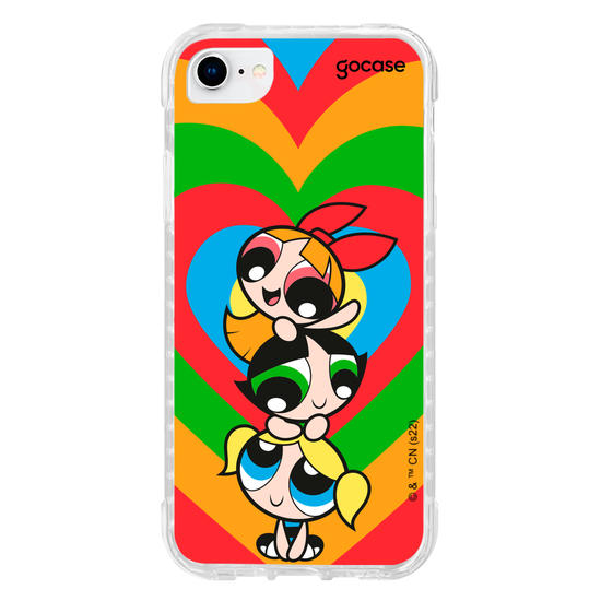 Capinha para celular As Meninas Super Poderosas - Corações Colors