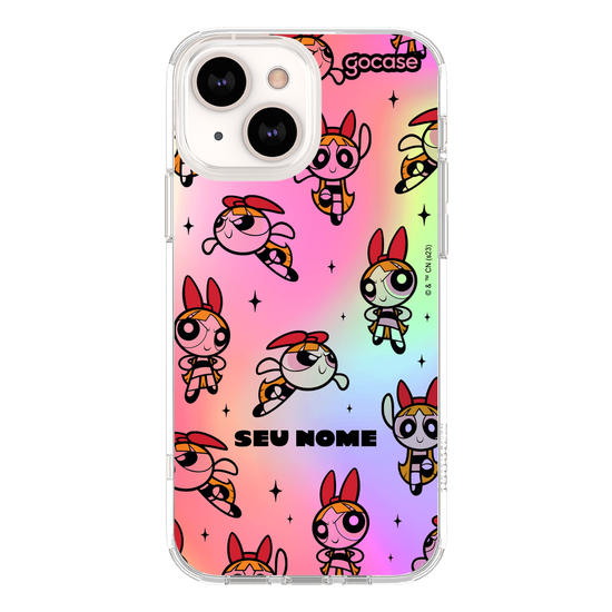 Capinha para celular As Meninas Super Poderosas - Florzinha Holográfica