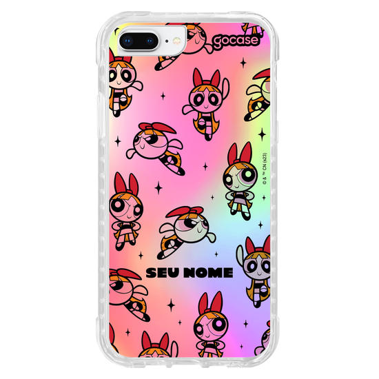 Capinha para celular As Meninas Super Poderosas - Florzinha Holográfica