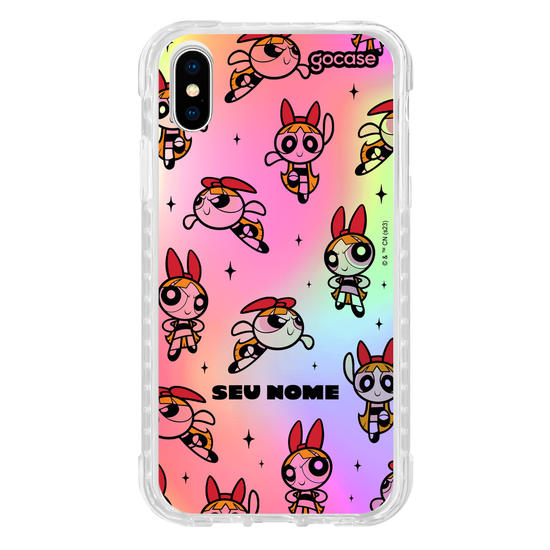 Capinha para celular As Meninas Super Poderosas - Florzinha Holográfica
