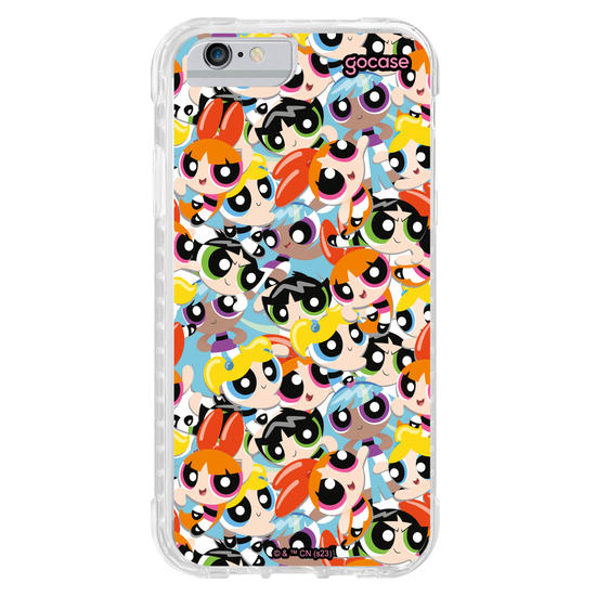 Capinha para celular As Meninas Super Poderosas - Pattern Faces