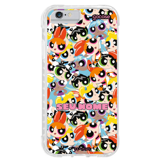 Capinha para celular As Meninas Super Poderosas - Pattern Faces