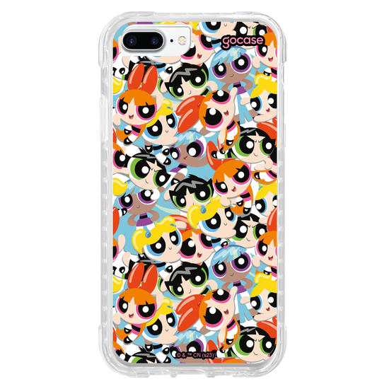 Capinha para celular As Meninas Super Poderosas - Pattern Faces