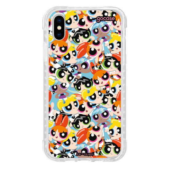 Capinha para celular As Meninas Super Poderosas - Pattern Faces