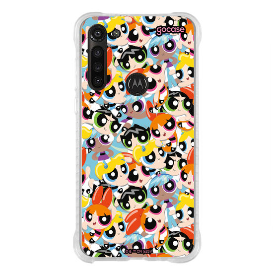 Capinha para celular As Meninas Super Poderosas - Pattern Faces