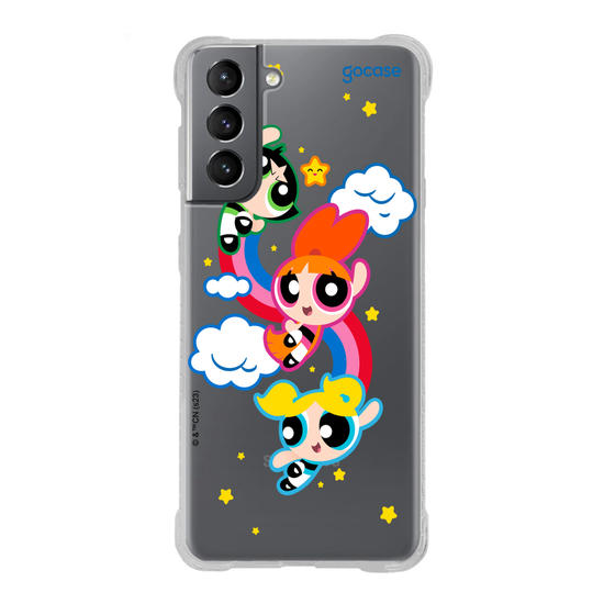 Capinha para celular As Meninas Super Poderosas - Arco-íris