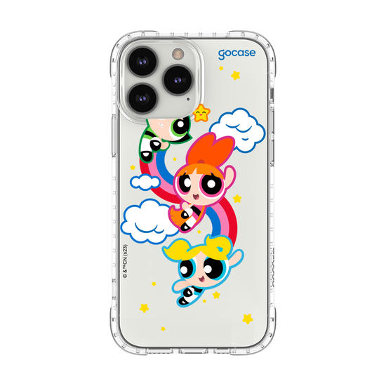 Capinha para celular As Meninas Super Poderosas - Arco-íris