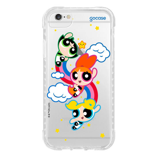 Capinha para celular As Meninas Super Poderosas - Arco-íris