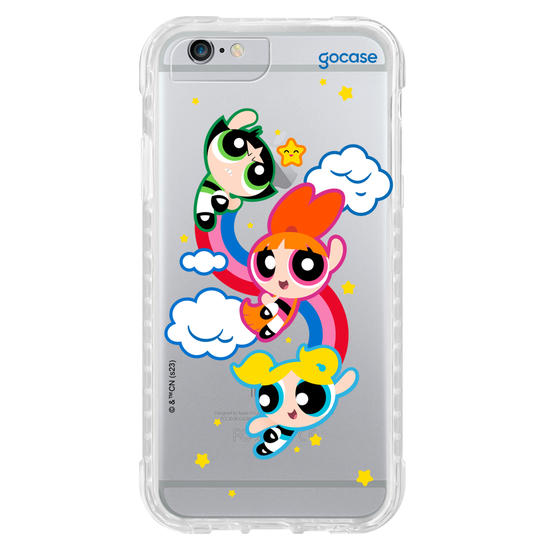 Capinha para celular As Meninas Super Poderosas - Arco-íris