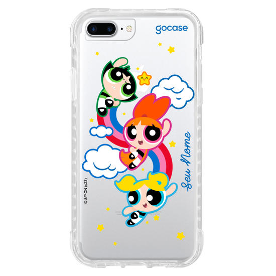 Capinha para celular As Meninas Super Poderosas - Arco-íris