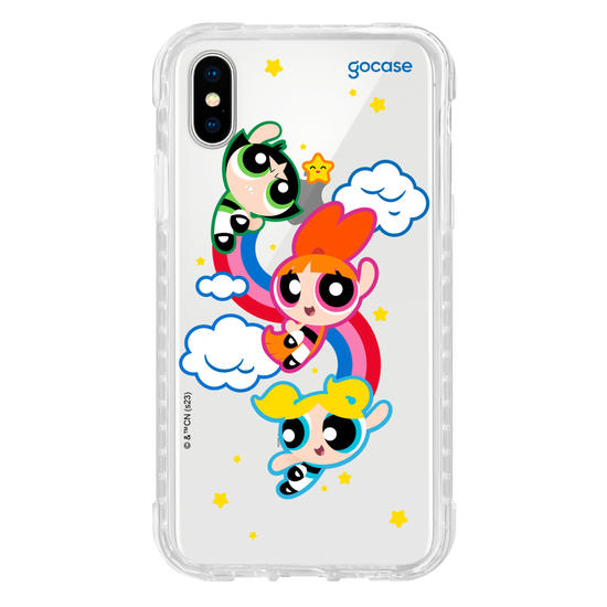 Capinha para celular As Meninas Super Poderosas - Arco-íris