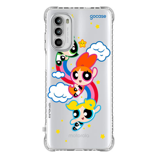Capinha para celular As Meninas Super Poderosas - Arco-íris
