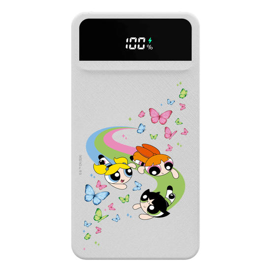 Carregador Portátil Turbo 10000mah - As Meninas Super-Poderosas - Butterflies