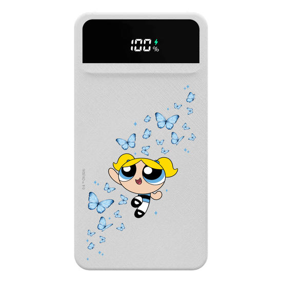 Carregador Portátil Turbo 10000mah - As Meninas Super-Poderosas - Bubbles Butterflies