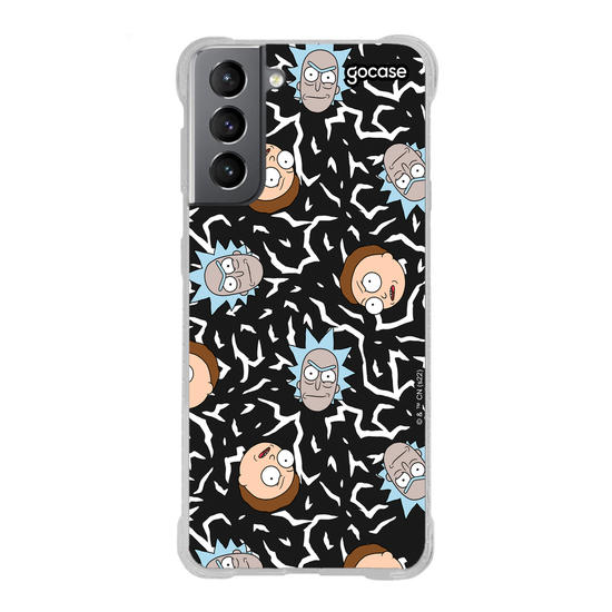 Capinha para celular Rick & Morty - Rick e Morty Pattern