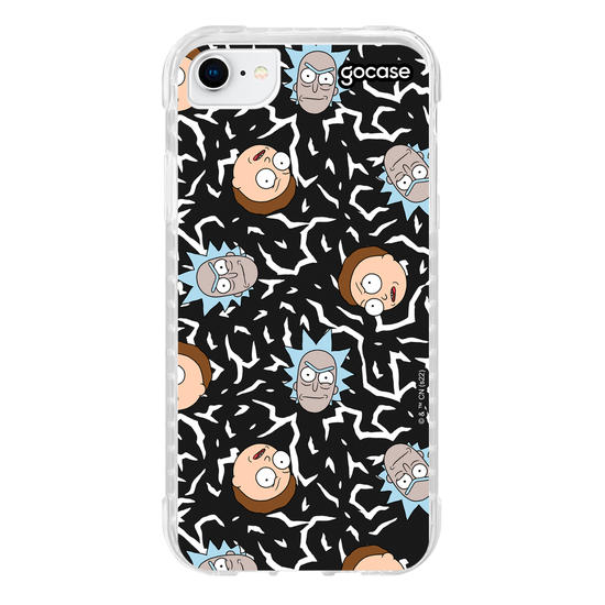 Capinha para celular Rick & Morty - Rick e Morty Pattern