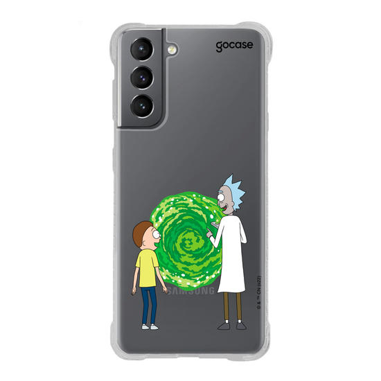 Capinha para celular Rick & Morty - Rick, Morty e o Portal Dimensional