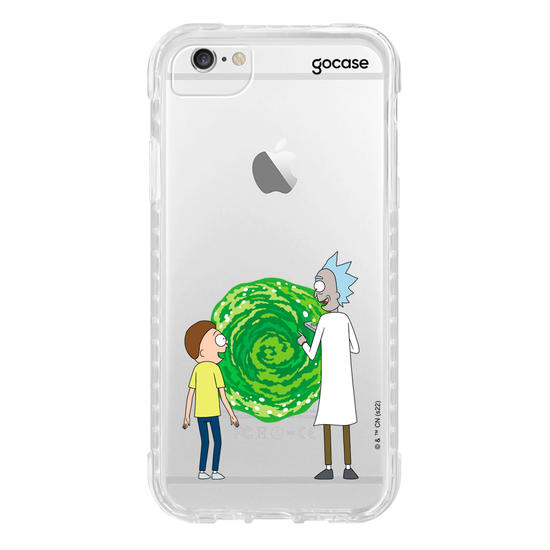Capinha para celular Rick & Morty - Rick, Morty e o Portal Dimensional