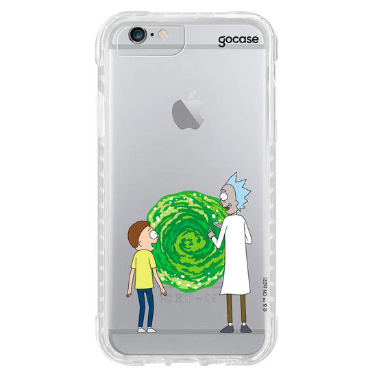 Capinha para celular Rick & Morty - Rick, Morty e o Portal Dimensional
