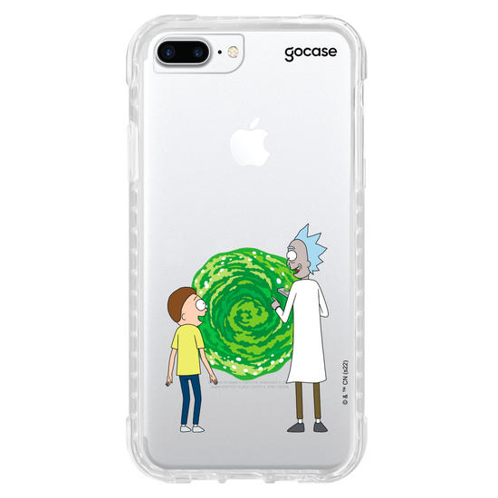 Capinha para celular Rick & Morty - Rick, Morty e o Portal Dimensional