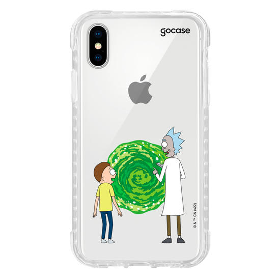 Capinha para celular Rick & Morty - Rick, Morty e o Portal Dimensional