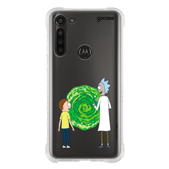 Capinha para celular Rick & Morty - Rick, Morty e o Portal Dimensional