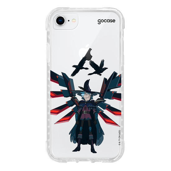 Capinha para celular Rick & Morty - Rick, o Homem Corvo