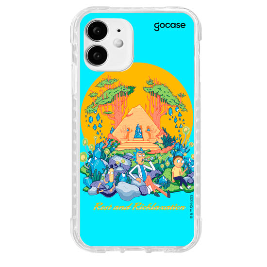 Capinha para celular Rick & Morty - Descansando e Ricklaxando