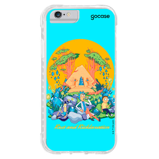 Capinha para celular Rick & Morty - Descansando e Ricklaxando