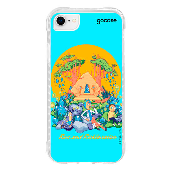 Capinha para celular Rick & Morty - Descansando e Ricklaxando