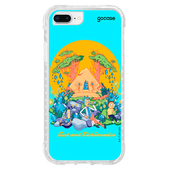 Capinha para celular Rick & Morty - Descansando e Ricklaxando