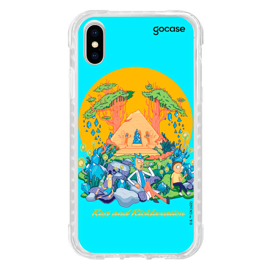 Capinha para celular Rick & Morty - Descansando e Ricklaxando