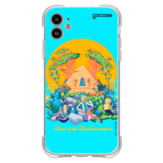 Capinha para celular Rick & Morty - Descansando e Ricklaxando
