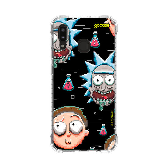 Capinha para celular Rick & Morty - Rick e Morty 8 Bits