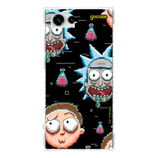 Capinha para celular Rick & Morty - Rick e Morty 8 Bits