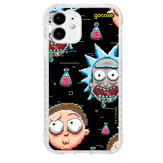 Capinha para celular Rick & Morty - Rick e Morty 8 Bits
