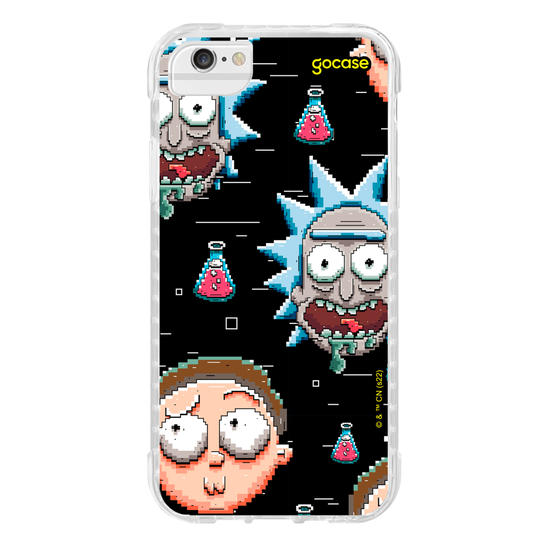 Capinha para celular Rick & Morty - Rick e Morty 8 Bits