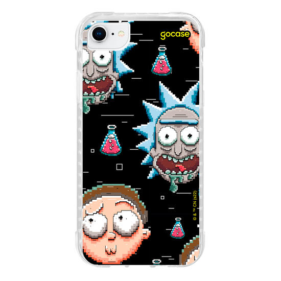 Capinha para celular Rick & Morty - Rick e Morty 8 Bits