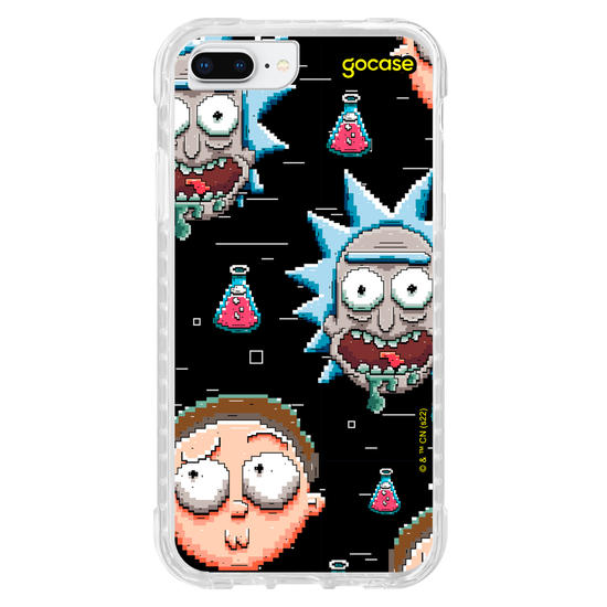 Capinha para celular Rick & Morty - Rick e Morty 8 Bits