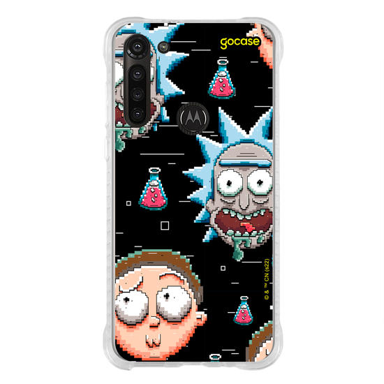 Capinha para celular Rick & Morty - Rick e Morty 8 Bits