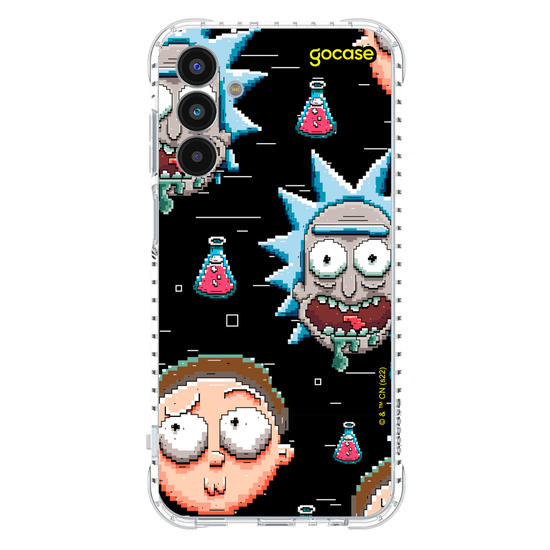 Capinha para celular Rick & Morty - Rick e Morty 8 Bits