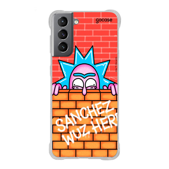 Capinha para celular Rick & Morty - Sanchez Esteve Aqui!