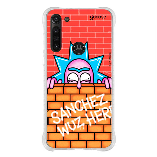 Capinha para celular Rick & Morty - Sanchez Esteve Aqui!