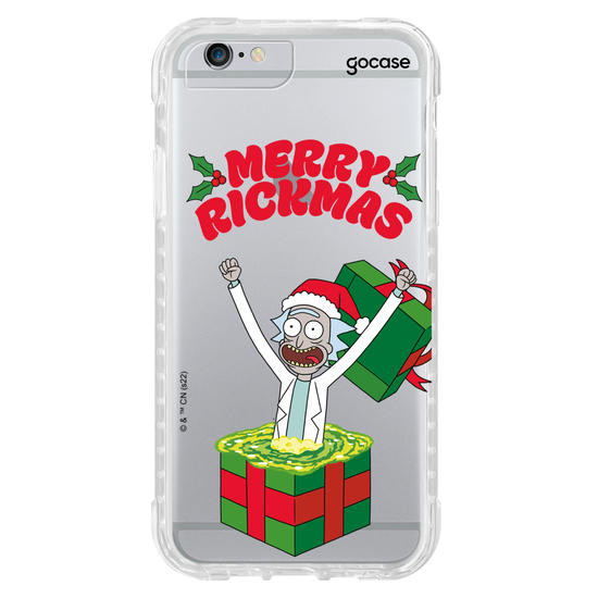 Capinha para celular Rick & Morty - Merry Rickmas