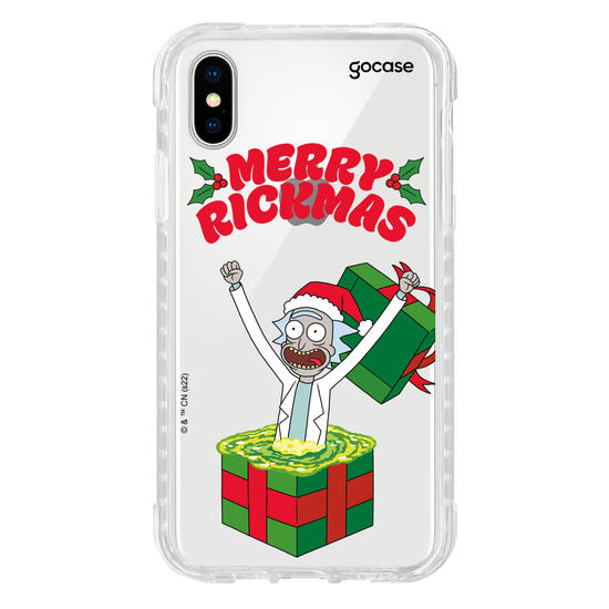 Capinha para celular Rick & Morty - Merry Rickmas