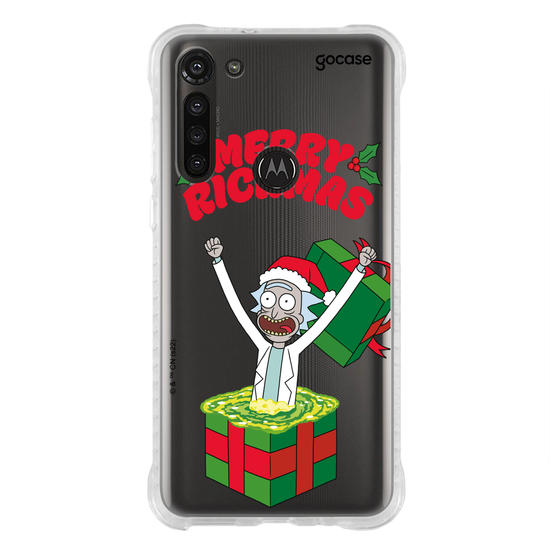 Capinha para celular Rick & Morty - Merry Rickmas