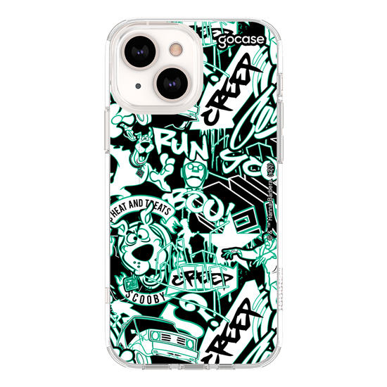 Capinha para celular Scooby-Doo - Green mistery Pattern